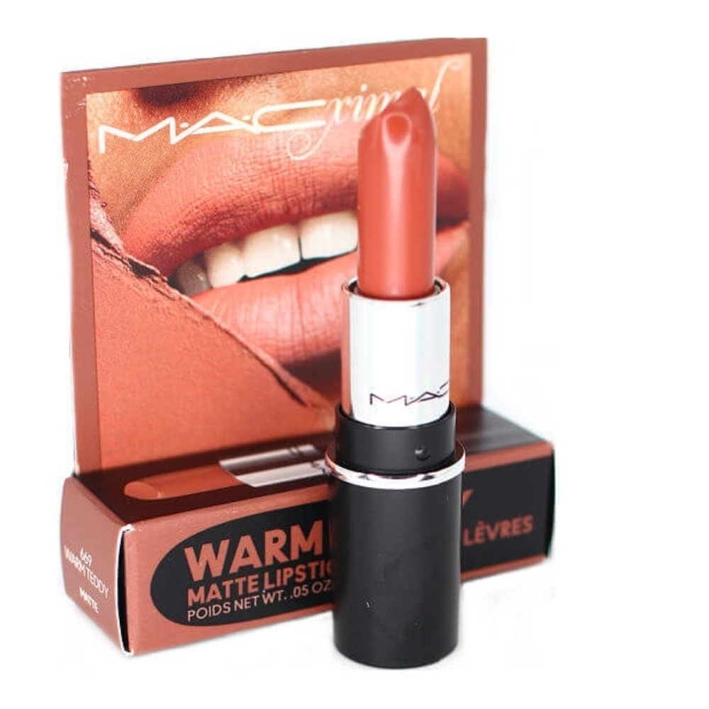 M.A.C M·A·Cximal Silky Matte Lipstick Mini Warm Teddy